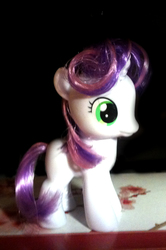 Size: 1018x1536 | Tagged: safe, artist:narxinba222, sweetie belle, g4, brushable, customized toy, female, irl, photo, toy