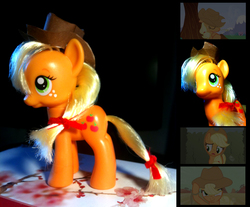 Size: 2176x1804 | Tagged: safe, artist:narxinba222, applejack, g4, brushable, customized toy, female, irl, photo, toy