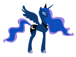 Size: 1024x768 | Tagged: safe, artist:narxinba222, princess luna, g4, eyes closed, female, simple background, solo