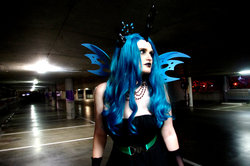 Size: 900x598 | Tagged: safe, artist:narxinba222, queen chrysalis, human, g4, cosplay, irl, irl human, photo, solo