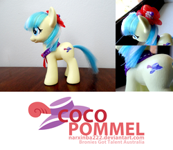 Size: 2837x2465 | Tagged: safe, artist:narxinba222, coco pommel, g4, brushable, customized toy, female, high res, irl, photo, toy