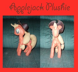 Size: 2550x2364 | Tagged: safe, artist:nekofallenone, applejack, g4, high res, irl, photo, plushie