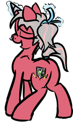 Size: 312x518 | Tagged: safe, artist:jetwave, oc, oc only, oc:steel cherry, pony, fallout equestria, glasses, magic, solo