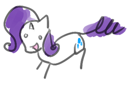Size: 360x245 | Tagged: safe, artist:moonblizzard, rarity, g4, ask, female, rarity answers, solo, tumblr