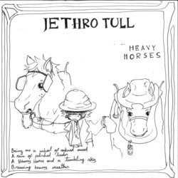 Size: 894x893 | Tagged: safe, artist:php64, applejack, big macintosh, earth pony, horse, pony, g4, album cover, harness, jethro tull, male, monochrome, ponified, ponified album cover, stallion, traditional art