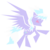 Size: 6000x6000 | Tagged: safe, artist:flamevulture17, cloudchaser, pegasus, pony, g4, absurd resolution, angular, female, minimalist, simple background, solo, transparent background