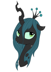 Size: 1146x1592 | Tagged: source needed, safe, artist:kas92, edit, queen chrysalis, changeling, changeling queen, g4, colored, female, solo