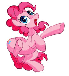 Size: 892x984 | Tagged: safe, artist:slydragon, pinkie pie, g4, anatomically incorrect, female, solo