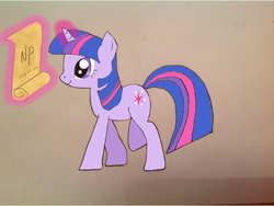 Size: 2048x1536 | Tagged: safe, artist:nilsup, twilight sparkle, g4, female, scroll, solo