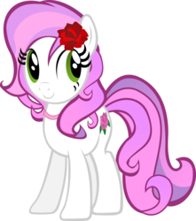 Size: 4416x5000 | Tagged: safe, artist:theshadowstone, oc, oc only, oc:petal sparkle, earth pony, pony, absurd resolution, flower, smiling, solo