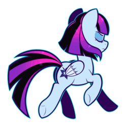 Size: 750x733 | Tagged: dead source, safe, artist:sharkmochi, oc, oc only, oc:amethyst, pegasus, pony, eyes closed, simple background, solo, transparent background, vector