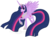 Size: 1042x767 | Tagged: safe, artist:traveleraoi, twilight sparkle, alicorn, pony, g4, adult, base used, female, hilarious in hindsight, mare, simple background, solo, spread wings, transparent background, twilight sparkle (alicorn), vector, wings