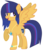 Size: 600x698 | Tagged: safe, artist:traveleraoi, oc, oc only, oc:nova star sparkle, g4, 80s hair, base used, offspring, parent:flash sentry, parent:twilight sparkle, parents:flashlight, solo