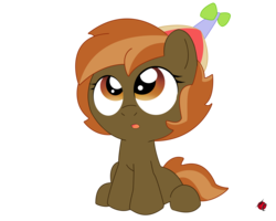 Size: 3000x2400 | Tagged: dead source, safe, artist:animax-cartoon, button mash, pony, g4, hat, high res, joystick (r63), rule 63, simple background, solo, transparent background