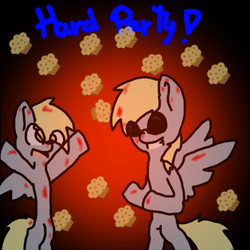 Size: 500x500 | Tagged: dead source, safe, artist:ask-derpyspanish, derpy hooves, pegasus, pony, tumblr:ask-derpyspanish, g4, female, mare