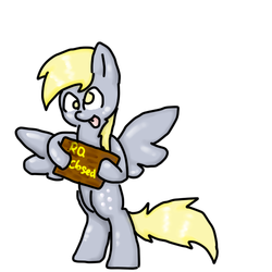 Size: 500x500 | Tagged: dead source, safe, artist:ask-derpyspanish, derpy hooves, pegasus, pony, tumblr:ask-derpyspanish, g4, female, mare, solo