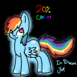 Size: 500x500 | Tagged: dead source, safe, artist:ask-derpyspanish, rainbow dash, pegasus, pony, tumblr:ask-derpyspanish, g4, female, solo