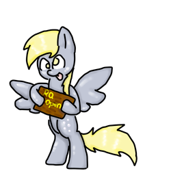 Size: 500x500 | Tagged: dead source, safe, artist:ask-derpyspanish, derpy hooves, pegasus, pony, tumblr:ask-derpyspanish, g4, female, mare, solo