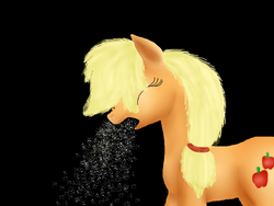 Size: 800x600 | Tagged: safe, artist:sneezefetishponies, applejack, g4, female, fetish, sneezing, sneezing fetish, solo, spit, spray