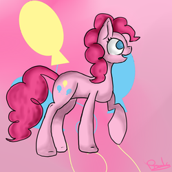 Size: 900x900 | Tagged: safe, artist:srta-paula, pinkie pie, g4, female, solo