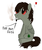 Size: 906x1088 | Tagged: safe, artist:ghiacciocubo, oc, oc only, 420, drugs, marijuana, ponysona, smoke, solo