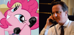 Size: 749x360 | Tagged: safe, pinkie pie, g4, british, david cameron, meme, phone