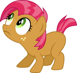 Size: 4660x4419 | Tagged: safe, artist:overdriv3n, babs seed, earth pony, pony, g4, absurd resolution, female, simple background, solo, transparent background, vector