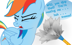 Size: 4000x2516 | Tagged: safe, artist:masterxtreme, rainbow dash, pegasus, pony, g4, allergies, angry, comic, desperate, dust, duster, feather, female, fetish, mare, nostril flare, nostrils, pre sneeze, ready to sneeze, sneezing, sneezing fetish, sneezy, solo