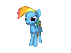 Size: 768x576 | Tagged: safe, rainbow dash, pegasus, pony, ponylumen, g4, 3d, 3d pony creator, female, mare, solo