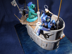 Size: 2592x1944 | Tagged: safe, artist:ksander-zen, princess luna, g4, sculpture, submarine