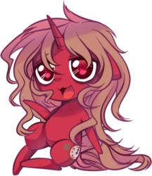 Size: 397x460 | Tagged: safe, artist:pekou, oc, oc only, oc:cuckoo, pony, unicorn, female, mare, solo