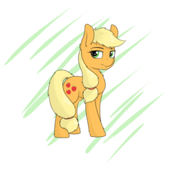 Size: 4012x3943 | Tagged: safe, artist:strachattack, applejack, g4, female, solo