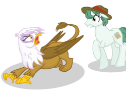 Size: 1024x768 | Tagged: safe, gilda, oc, griffon, g4