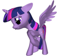 Size: 768x576 | Tagged: safe, twilight sparkle, alicorn, pony, ponylumen, g4, 3d, 3d pony creator, female, mare, pouting, sad, solo, twilight sparkle (alicorn)