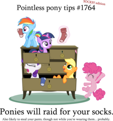Size: 3790x4063 | Tagged: dead source, safe, artist:jittery-the-dragon, applejack, fluttershy, pinkie pie, rainbow dash, rarity, twilight sparkle, earth pony, pegasus, pony, unicorn, g4, clothes, cute, drawer, dresser, eyes closed, female, filly, filly applejack, filly fluttershy, filly pinkie pie, filly rainbow dash, filly rarity, filly twilight sparkle, foal, freckles, high res, levitation, magic, mane six, open mouth, pointless pony tips, simple background, smiling, socks, telekinesis, transparent background, younger