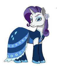 Size: 787x1015 | Tagged: safe, artist:maggiesheartlove, rarity, g4, clothes, dress, female, solo