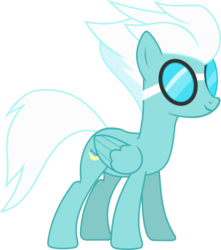 Size: 839x951 | Tagged: safe, artist:philipp04, fleetfoot, pony, g4, rainbow falls, female, goggles, simple background, smiling, solo, transparent background, vector