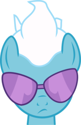 Size: 611x940 | Tagged: safe, artist:thronekeeper, fleetfoot, g4, rainbow falls, female, simple background, solo, sunglasses, transparent background, vector
