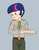 Size: 586x760 | Tagged: safe, artist:carnifex, twilight sparkle, human, g4, blushing, boy scout, dusk shine, humanized, rule 63, solo