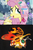 Size: 432x660 | Tagged: safe, artist:kaijualpha1point0, fluttershy, seabreeze, breezie, kaiju, g4, crossover, fairy mothra, female, godzilla (series), male, mothra, rebirth of mothra