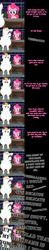 Size: 1000x5114 | Tagged: safe, artist:undead-niklos, bulk biceps, pinkie pie, comic:pinkie pie says goodnight, g4, blushing, comic, pink text