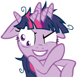 Size: 5000x5000 | Tagged: safe, artist:r3ign, edit, twilight sparkle, g4, absurd resolution, female, floppy ears, grin, horn, insanity, inverted mouth, messy mane, multiple horns, nightmare fuel, rapeface, simple background, smiling, solo, transparent background, vector, wat, what has magic done, what has science done, wide eyes