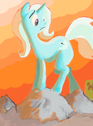 Size: 2000x2700 | Tagged: safe, artist:thornthurs, trixie, pony, unicorn, g4, creeper, female, high res, mare, solo