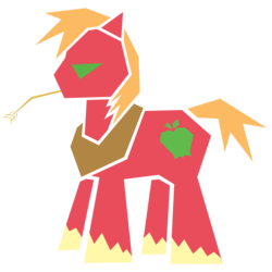 Size: 6000x6000 | Tagged: safe, artist:flamevulture17, big macintosh, earth pony, pony, g4, absurd resolution, male, minimalist, simple background, solo, stallion, transparent background