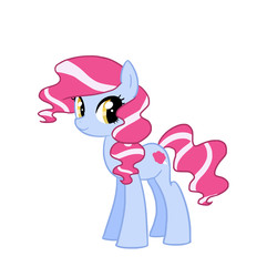 Size: 3000x3000 | Tagged: safe, artist:kianamai, oc, oc only, oc:cotton candy, earth pony, pony, kilalaverse, female, high res, mare, next generation, offspring, parent:pinkie pie, parent:pokey pierce, parents:pokeypie, simple background, solo, white background