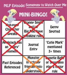 Size: 461x510 | Tagged: safe, derpy hooves, g4, my little pony: friendship is magic, somepony to watch over me, bingo, mini-bingo