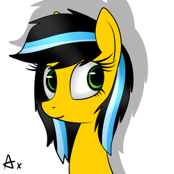 Size: 5000x5000 | Tagged: safe, artist:axioma_dice, oc, oc only, pony, absurd resolution, female, mare, portrait, solo