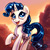 Size: 1600x1600 | Tagged: safe, artist:kp-shadowsquirrel, rarity, g4, alternate mane color, female, looking up, solo