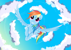 Size: 900x630 | Tagged: safe, artist:fanaticalfactory, rainbow dash, g4, female, solo