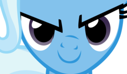 Size: 5280x3100 | Tagged: safe, artist:myythic, trixie, pony, unicorn, g4, absurd resolution, female, mare, simple background, smiling, solo, transparent background, vector